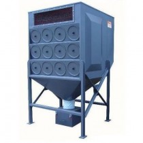 Pleated filter cartridge dust collector